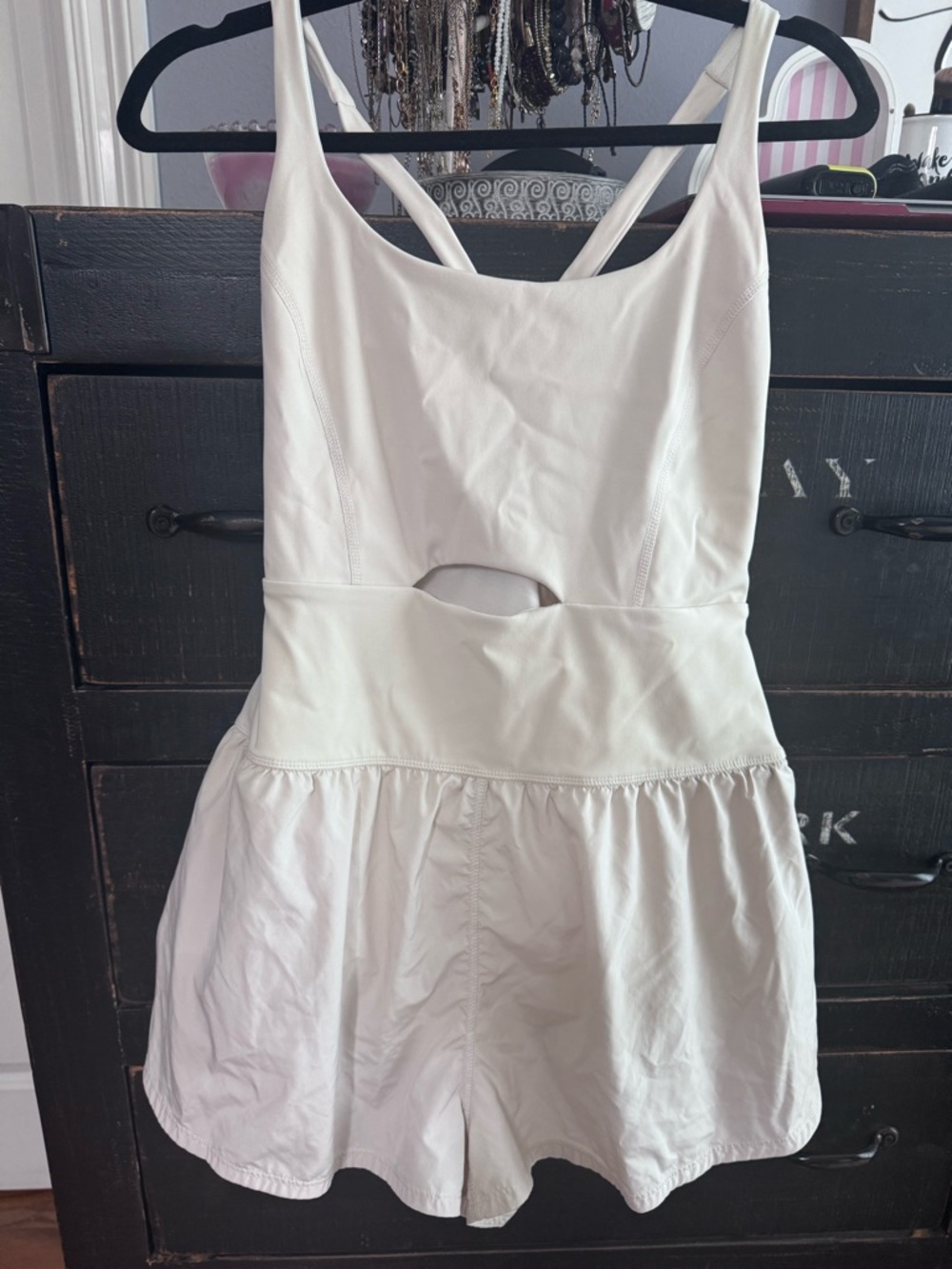 Free People White Cutout Romper